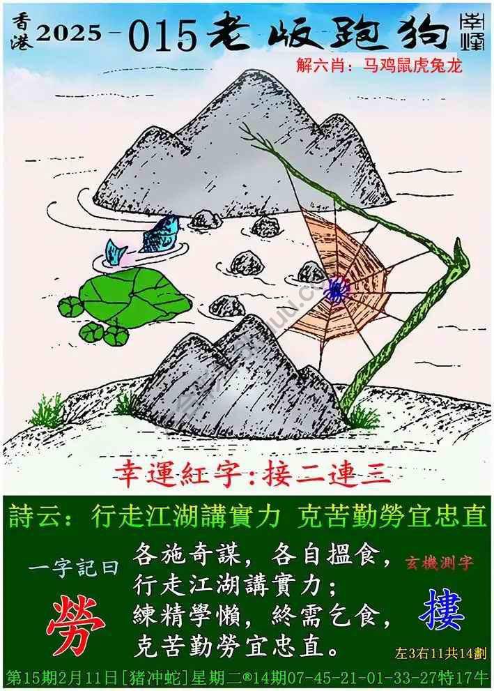 老版跑狗图